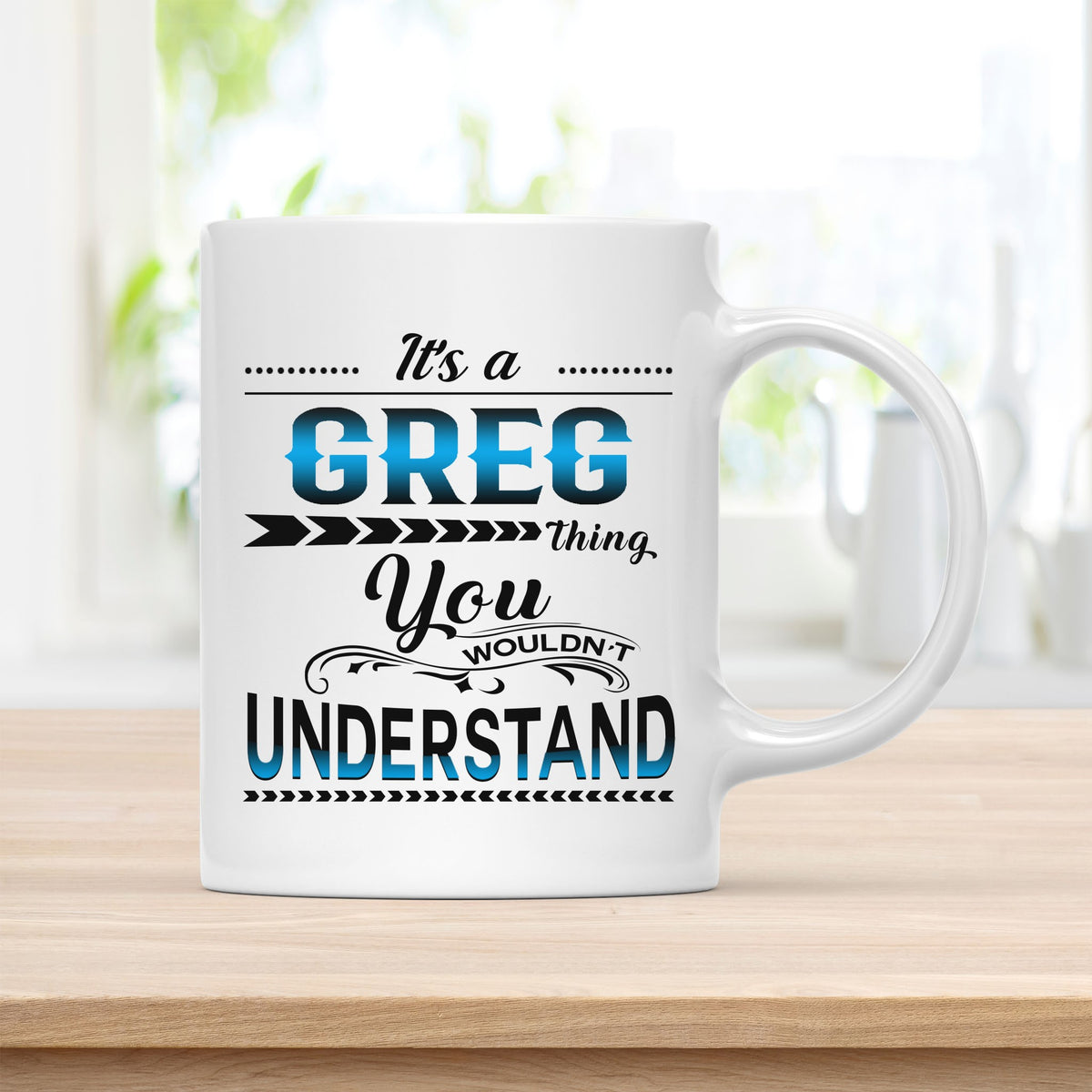 Coffee Mug with Name Greg Cup Funny It's a Greg Thing You Wouldn't Understand Mothers Day Gifts for Mom from Daughter Son Birthday Gifts Ideas Ceramic Coffee Mug White 11oz Quote