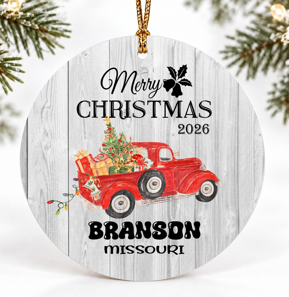 Branson's First Christmas Ornament 2026 Quote