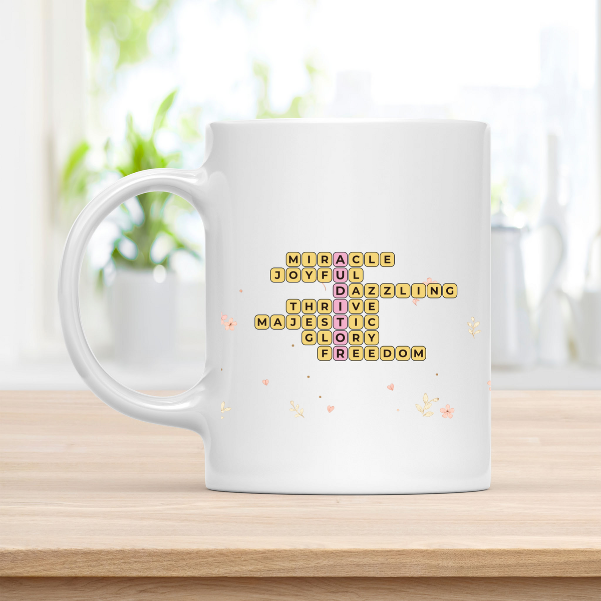 Personalized AUDITOR Crossword Mug – Elegant Thank You Gift customcat