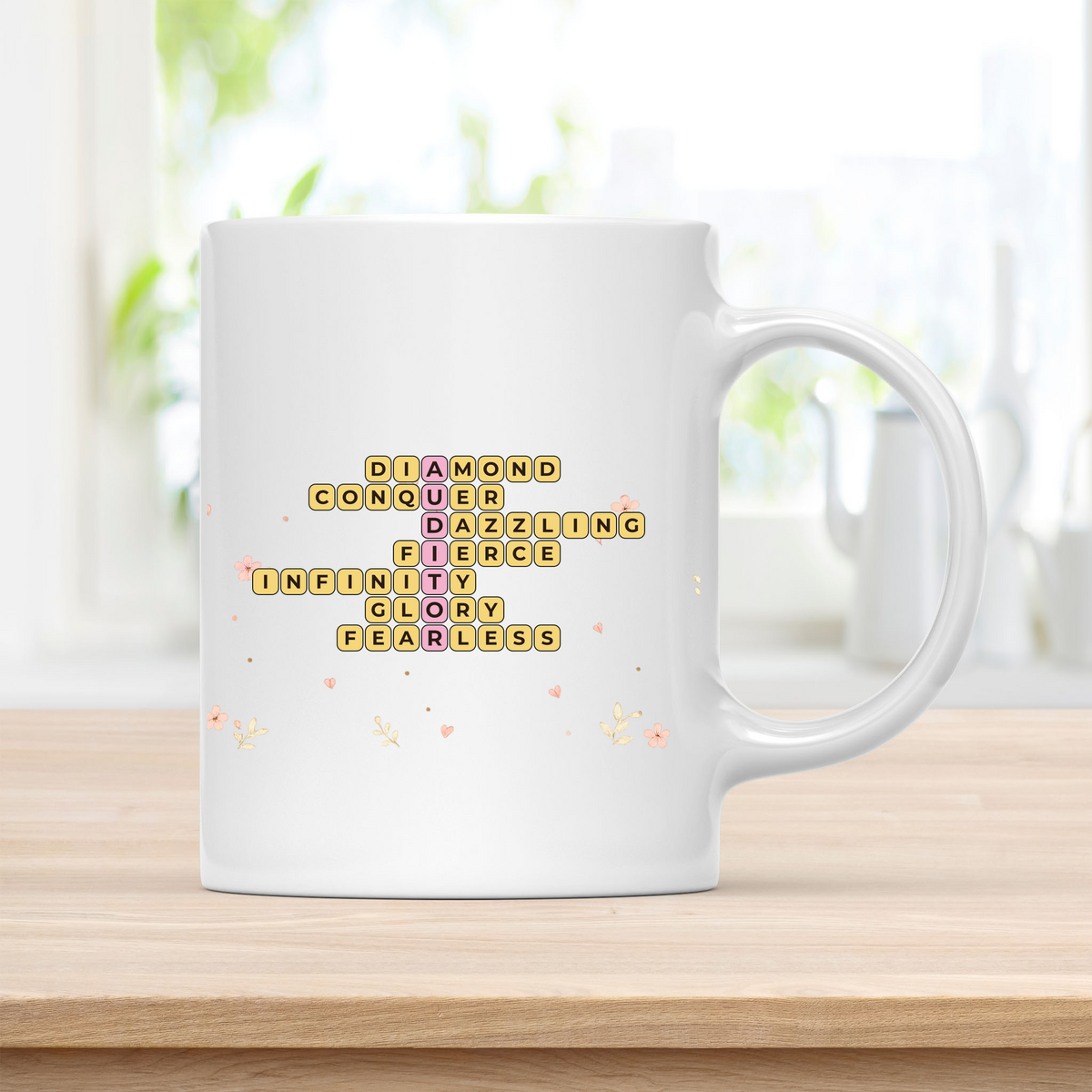 Personalized AUDITOR Crossword Mug – Empowering Promotion Gift customcat