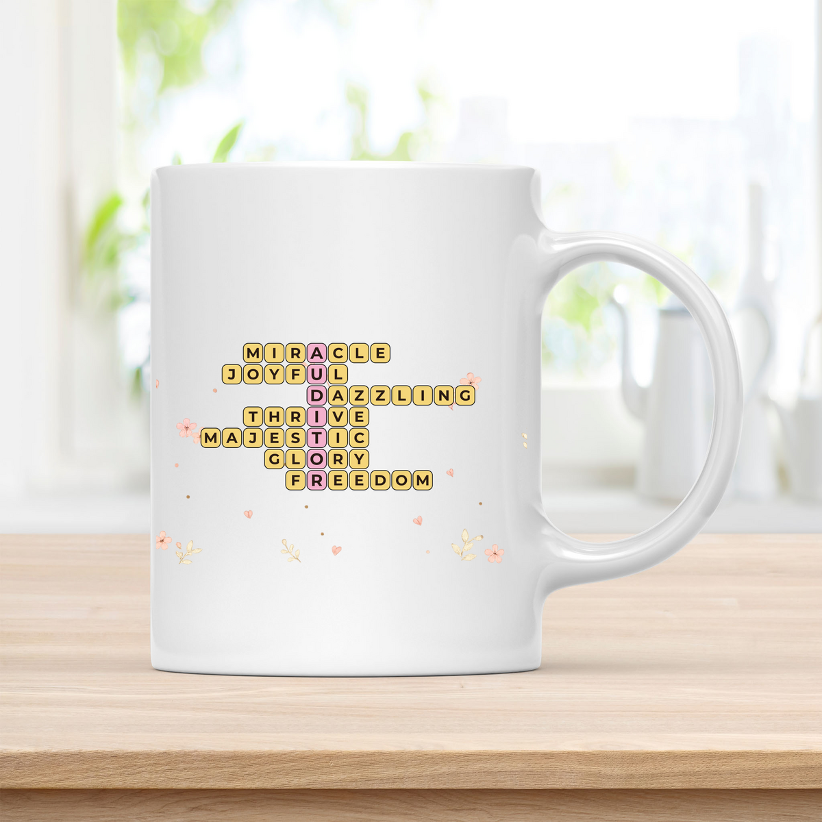 Personalized AUDITOR Crossword Mug – Elegant Thank You Gift customcat