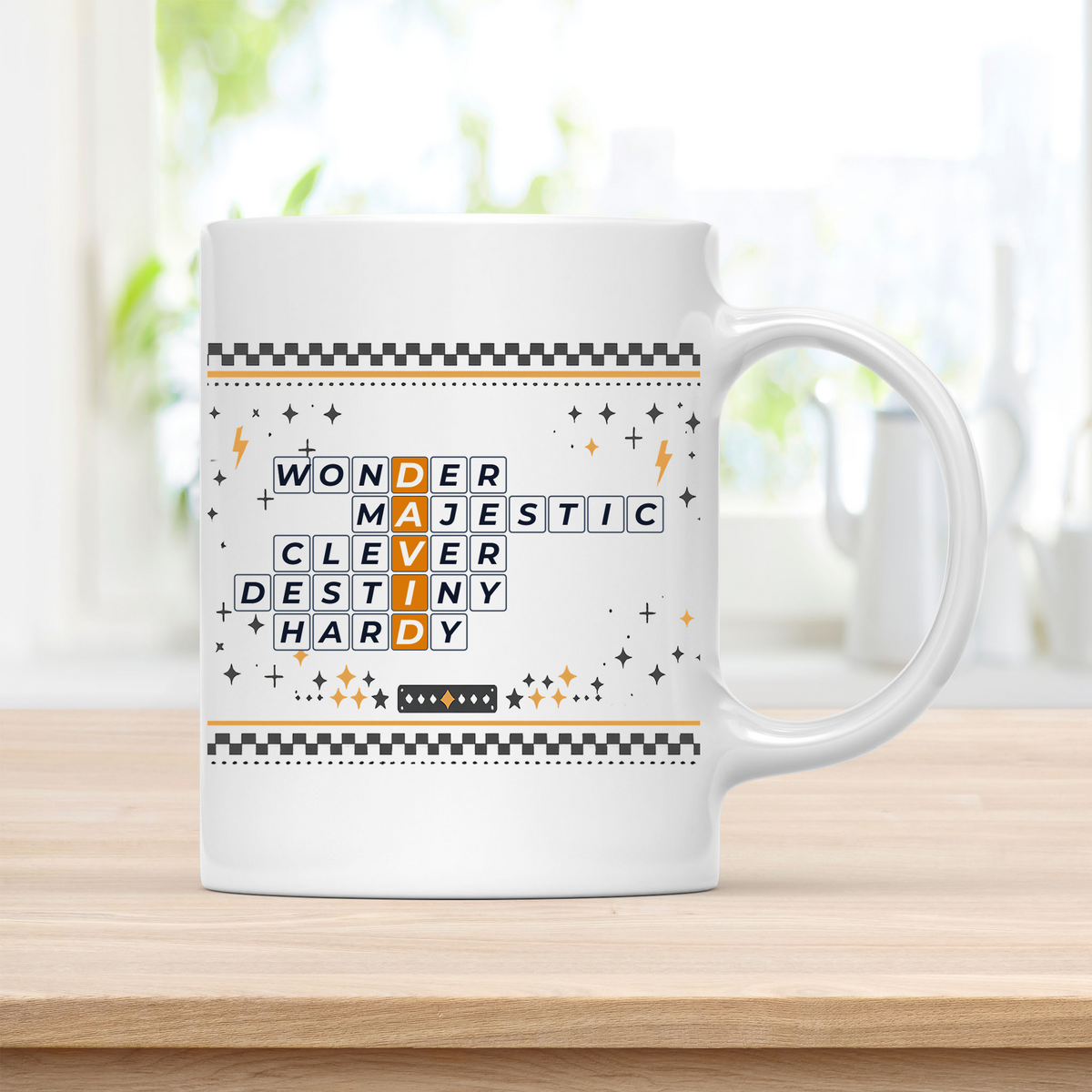 David is a Wonder and Majestic ceramic coffee mug 11 ounces customcat