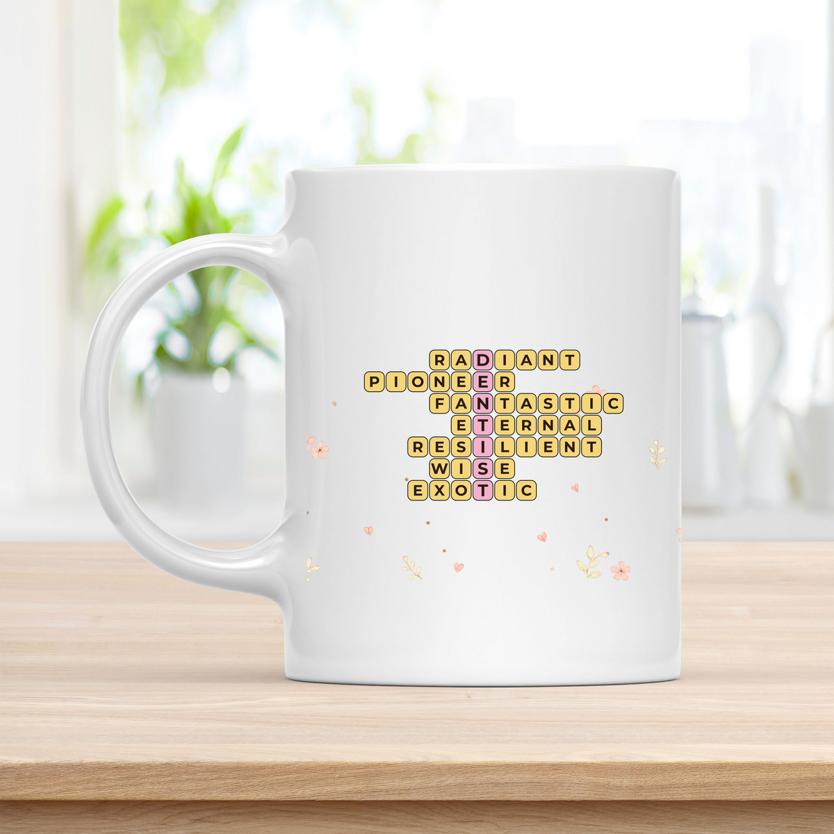 Personalized DENTIST Crossword Mug – Inspirational Career Gift customcat