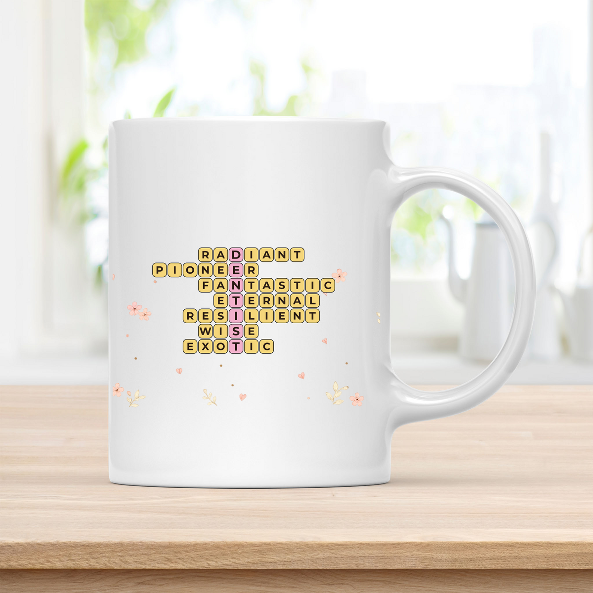 Personalized DENTIST Crossword Mug – Inspirational Career Gift customcat