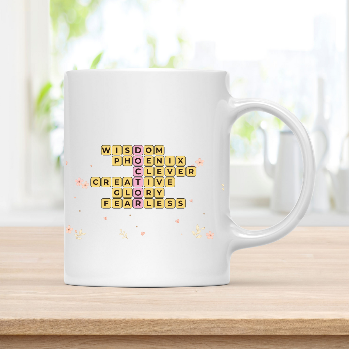 Personalized DOCTOR Crossword Mug – Empowering Christmas Gift customcat