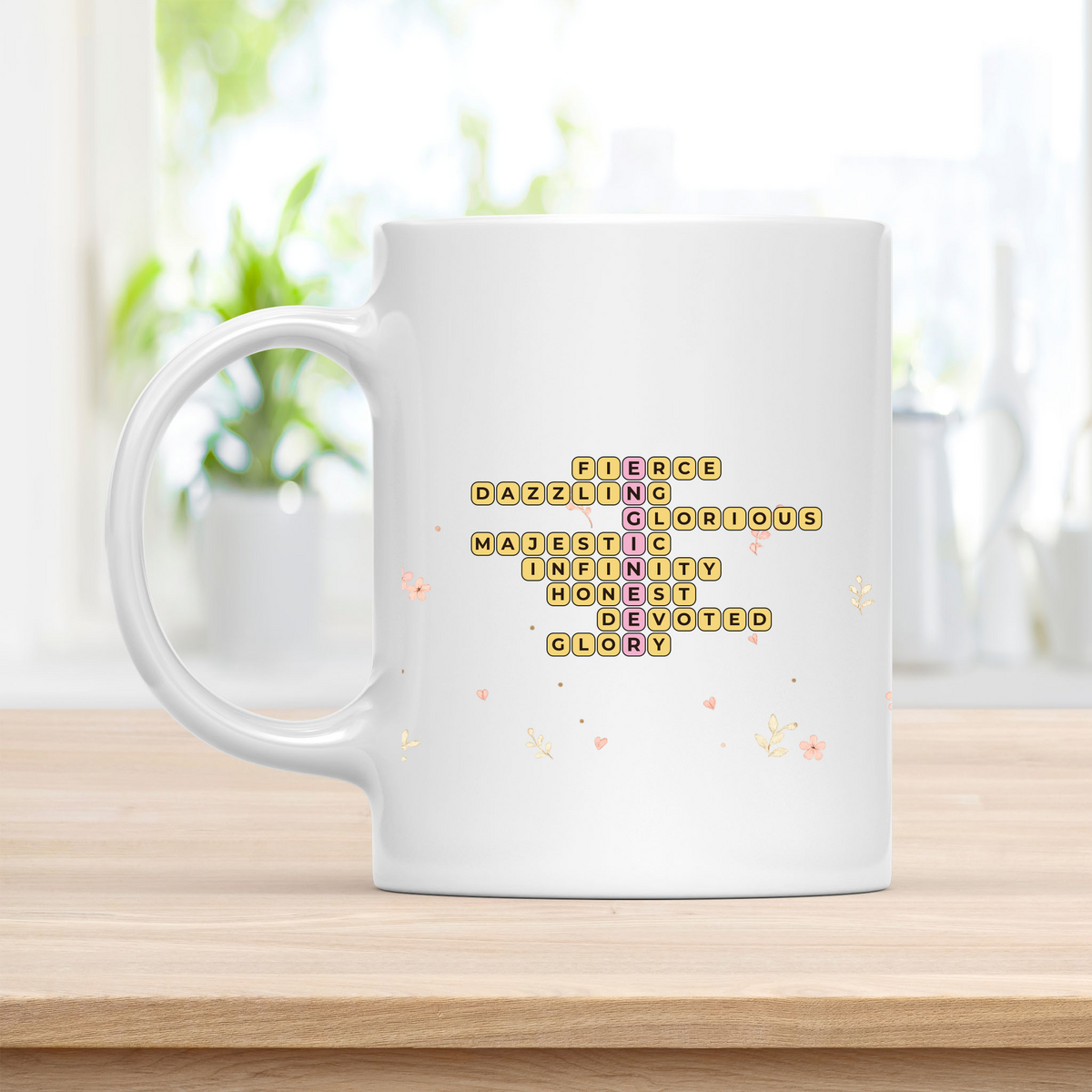 Personalized ENGINEER Crossword Mug – Thoughtful Appreciation Gift customcat