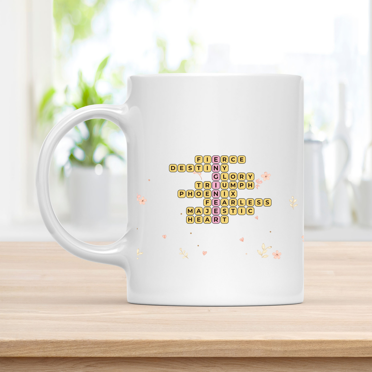 Personalized ENGINEER Crossword Mug – Inspiring Career Gift customcat