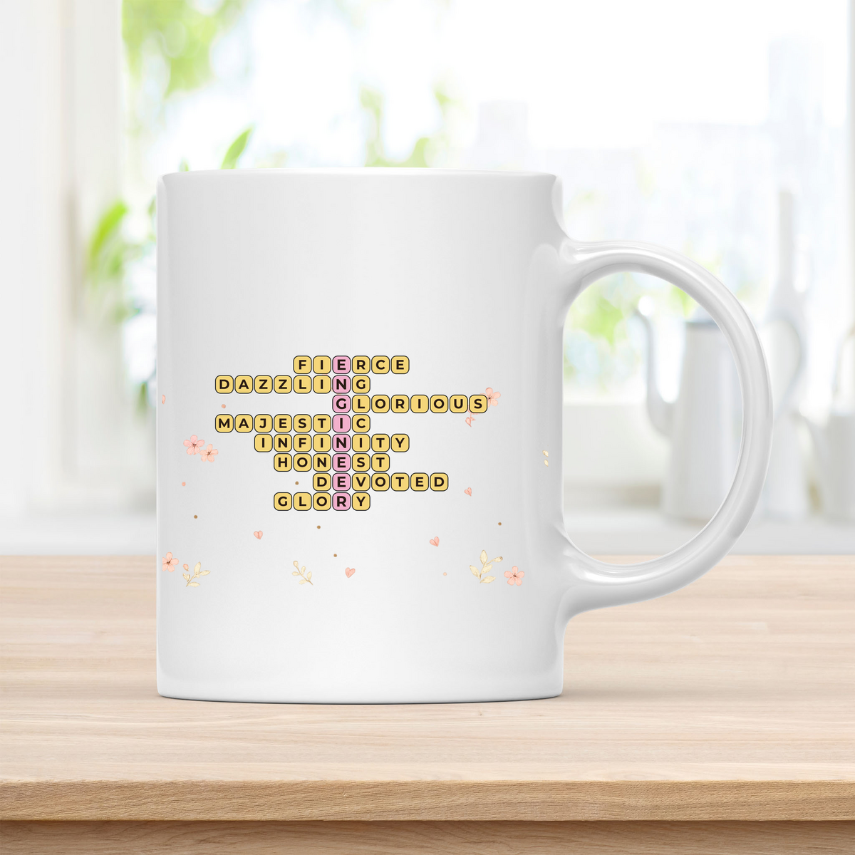 Personalized ENGINEER Crossword Mug – Thoughtful Appreciation Gift customcat