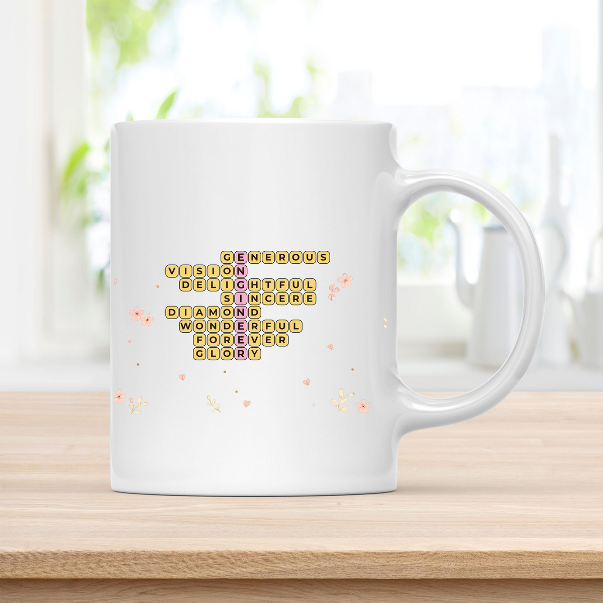 Personalized ENGINEER Crossword Mug – Thoughtful Appreciation Gift customcat