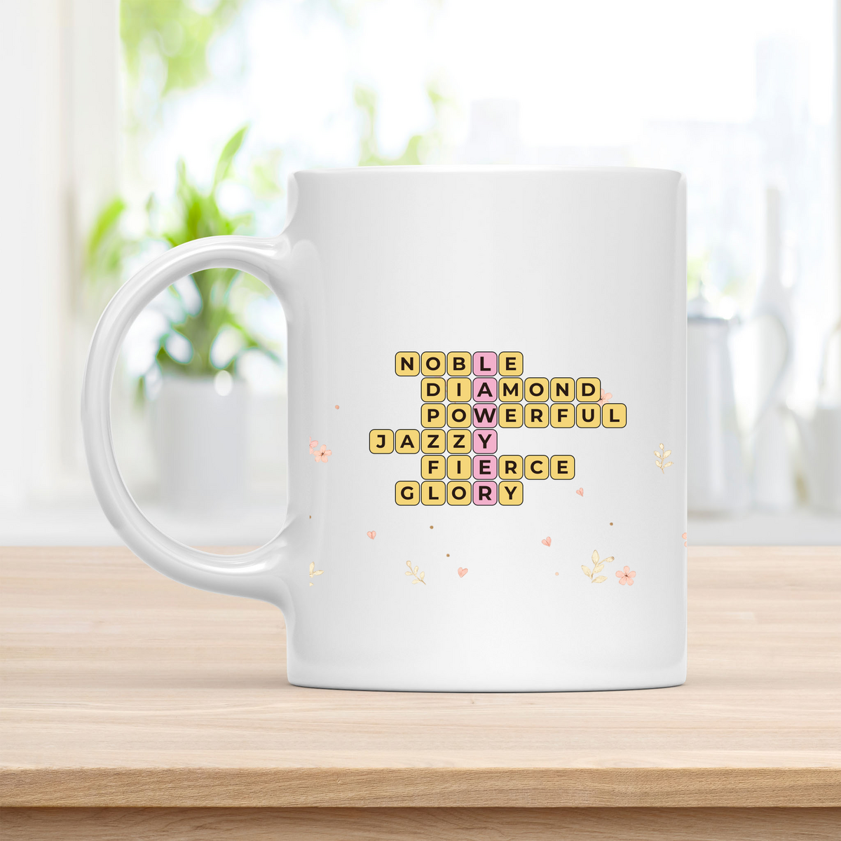 Personalized LAWYER Crossword Mug – Unique Birthday Gift customcat