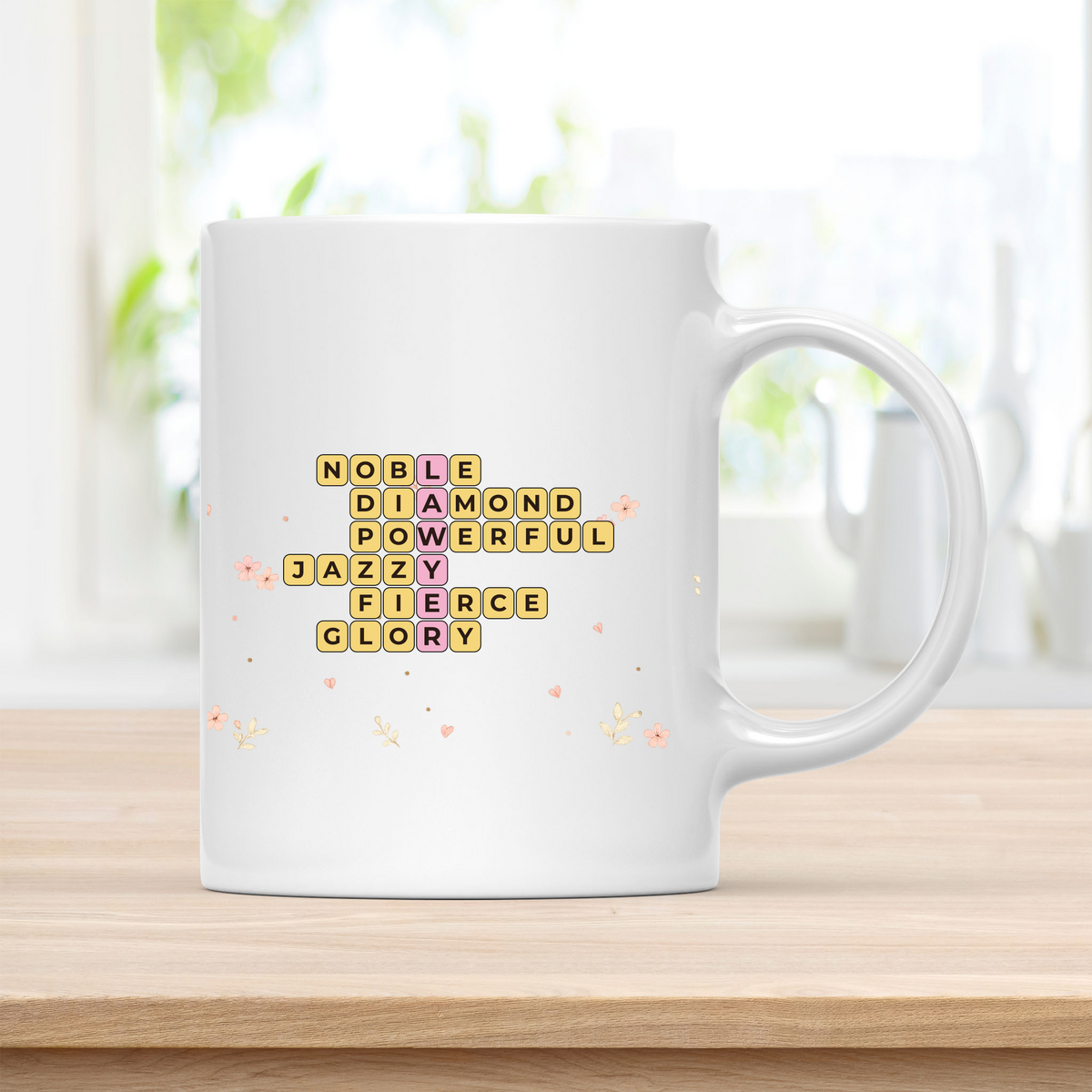 Personalized LAWYER Crossword Mug – Unique Birthday Gift customcat