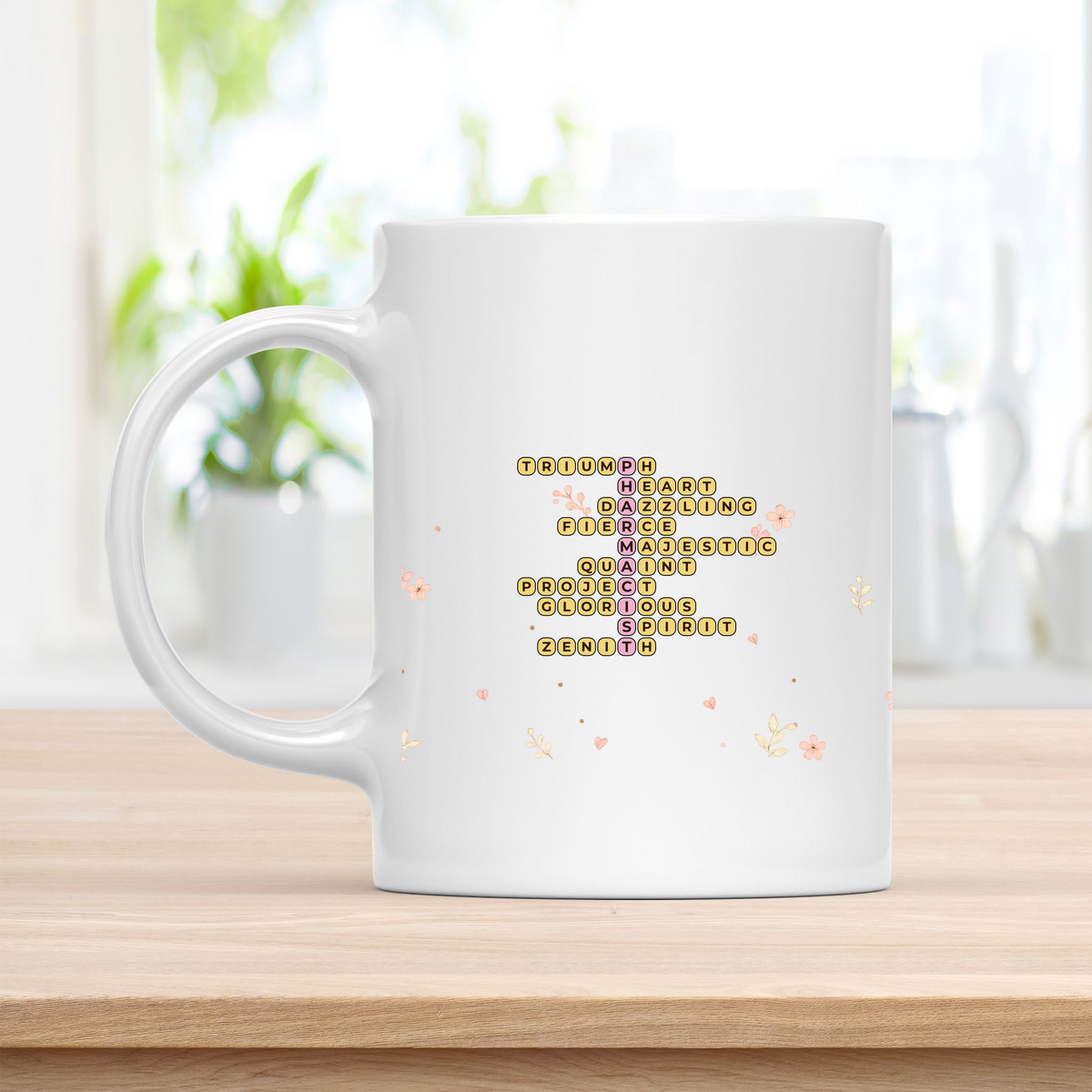 Custom Pharmacist Mom Crossword Mug - Meaningful Birthday Gift customcat