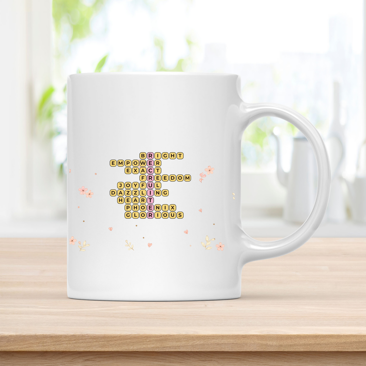 Personalized RECRUITER Crossword Mug – Unique Employee Appreciation Gift customcat