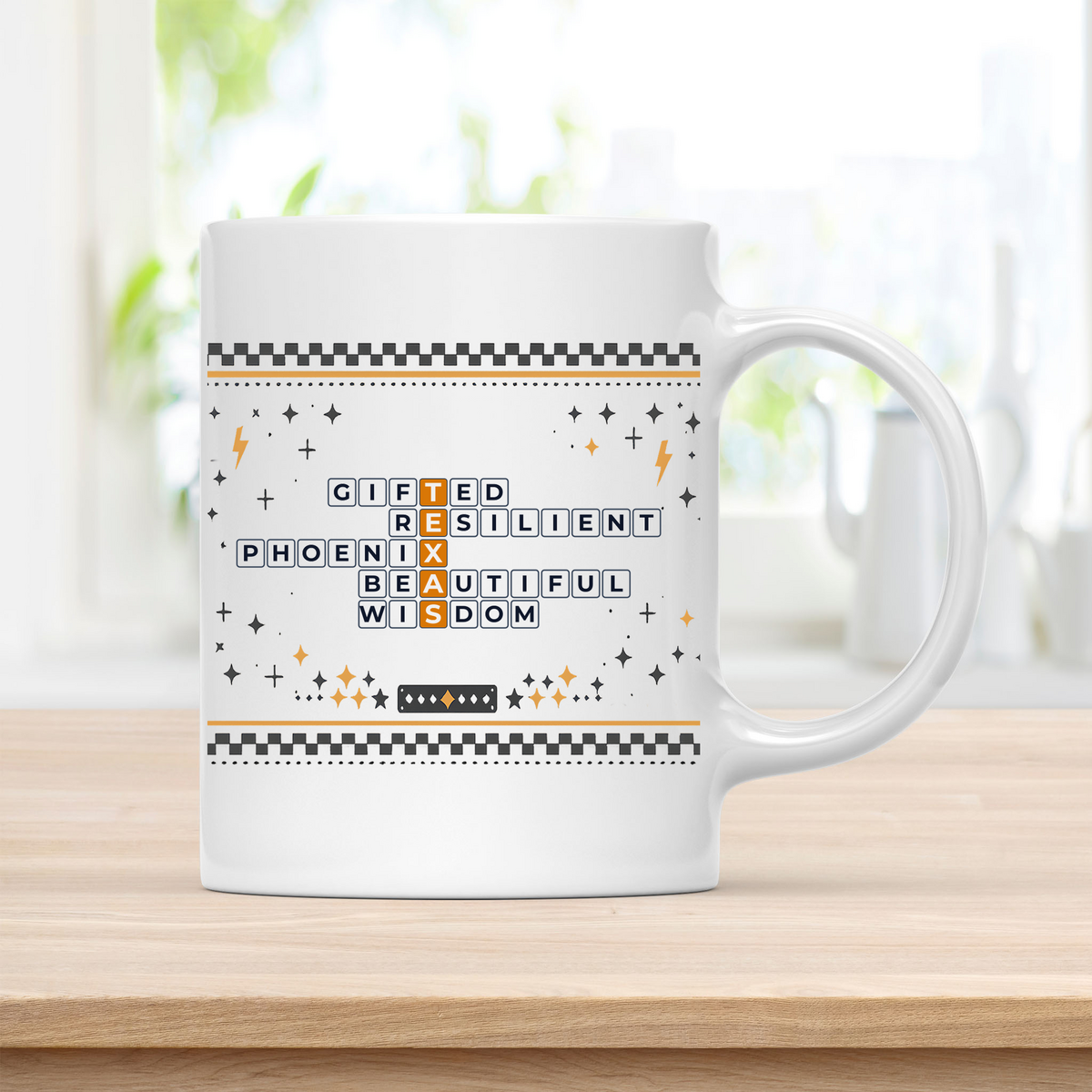 Show Your Texas Pride with the Dynamic Texas Crossword Mug customcat
