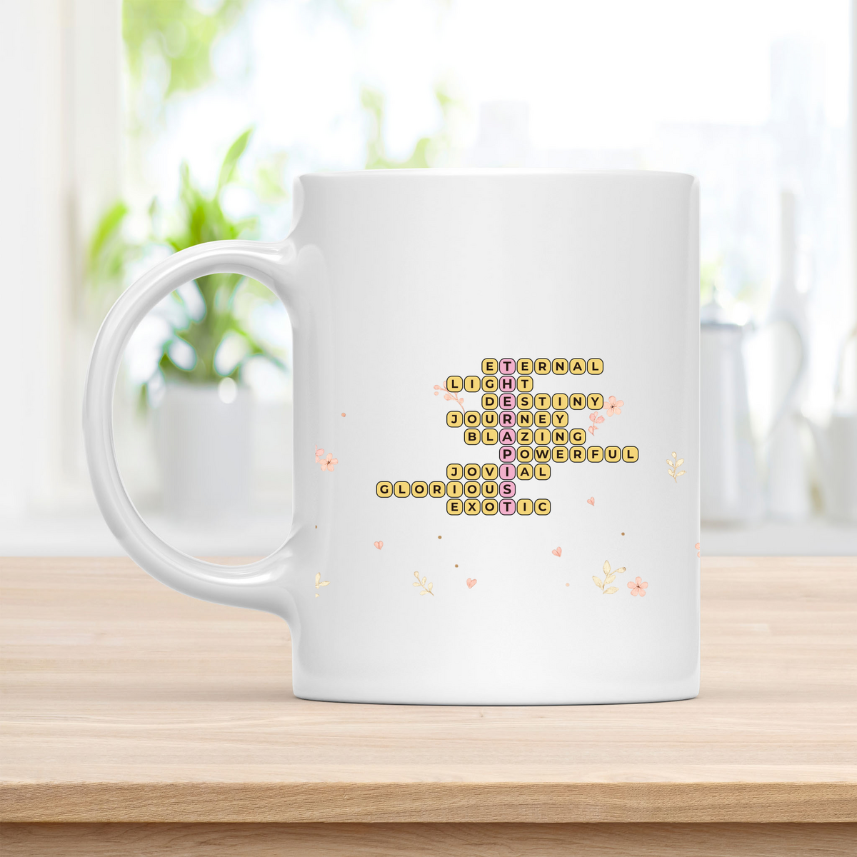Custom THERAPIST Crossword Artwork - Private Practice Opening Present customcat