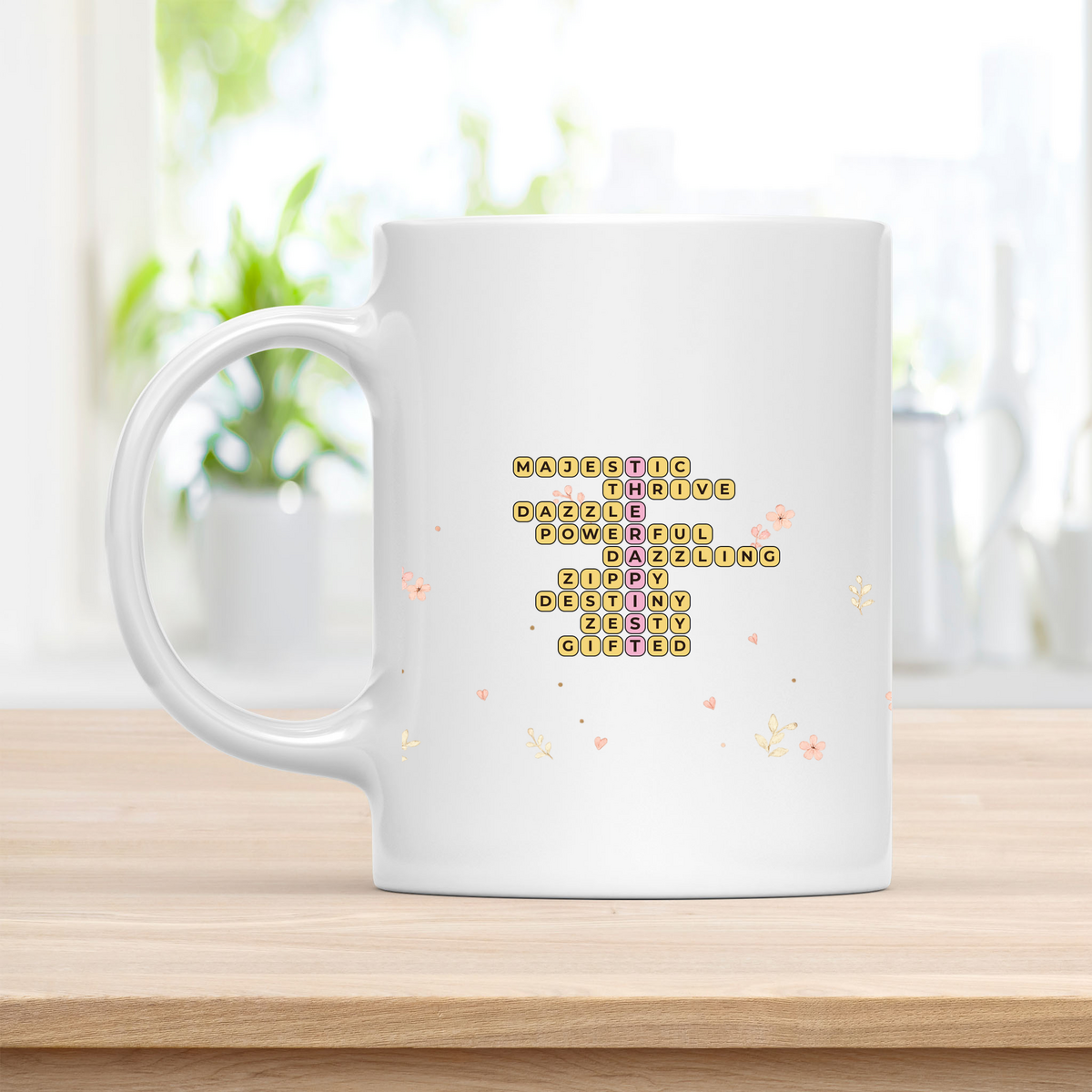 Personalized Therapist Crossword Mug - LMFT Licensure Graduation Gift customcat