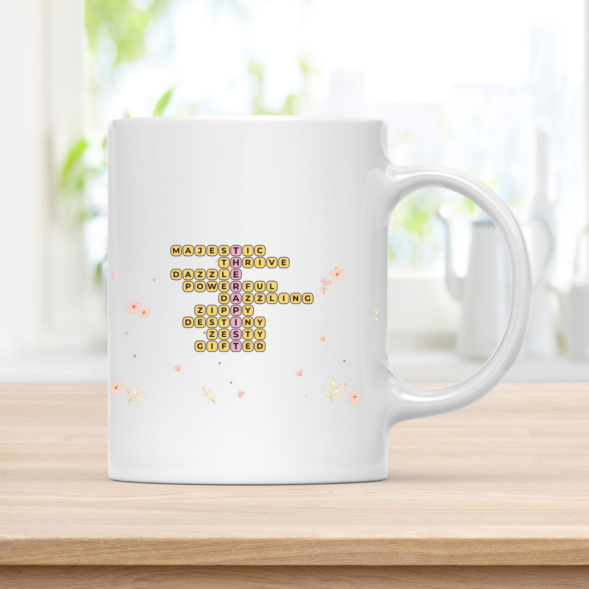 Personalized Therapist Crossword Mug - LMFT Licensure Graduation Gift customcat