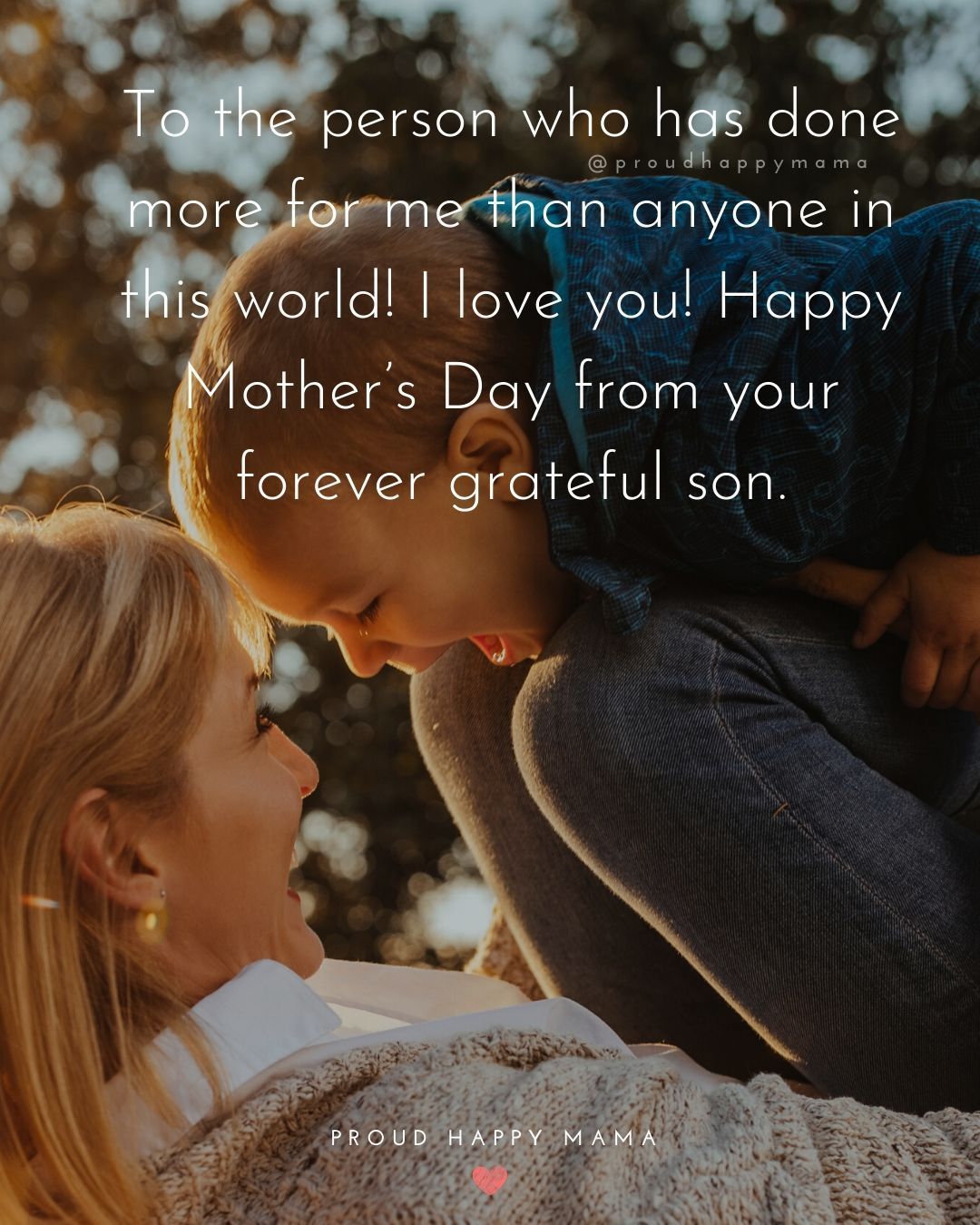 Mother’s Day Messages from a Son